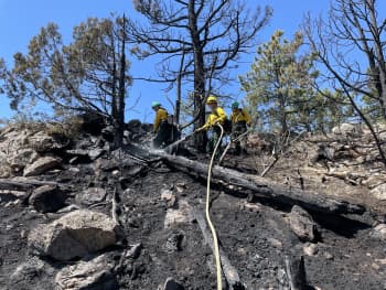 White Hawk Fire response